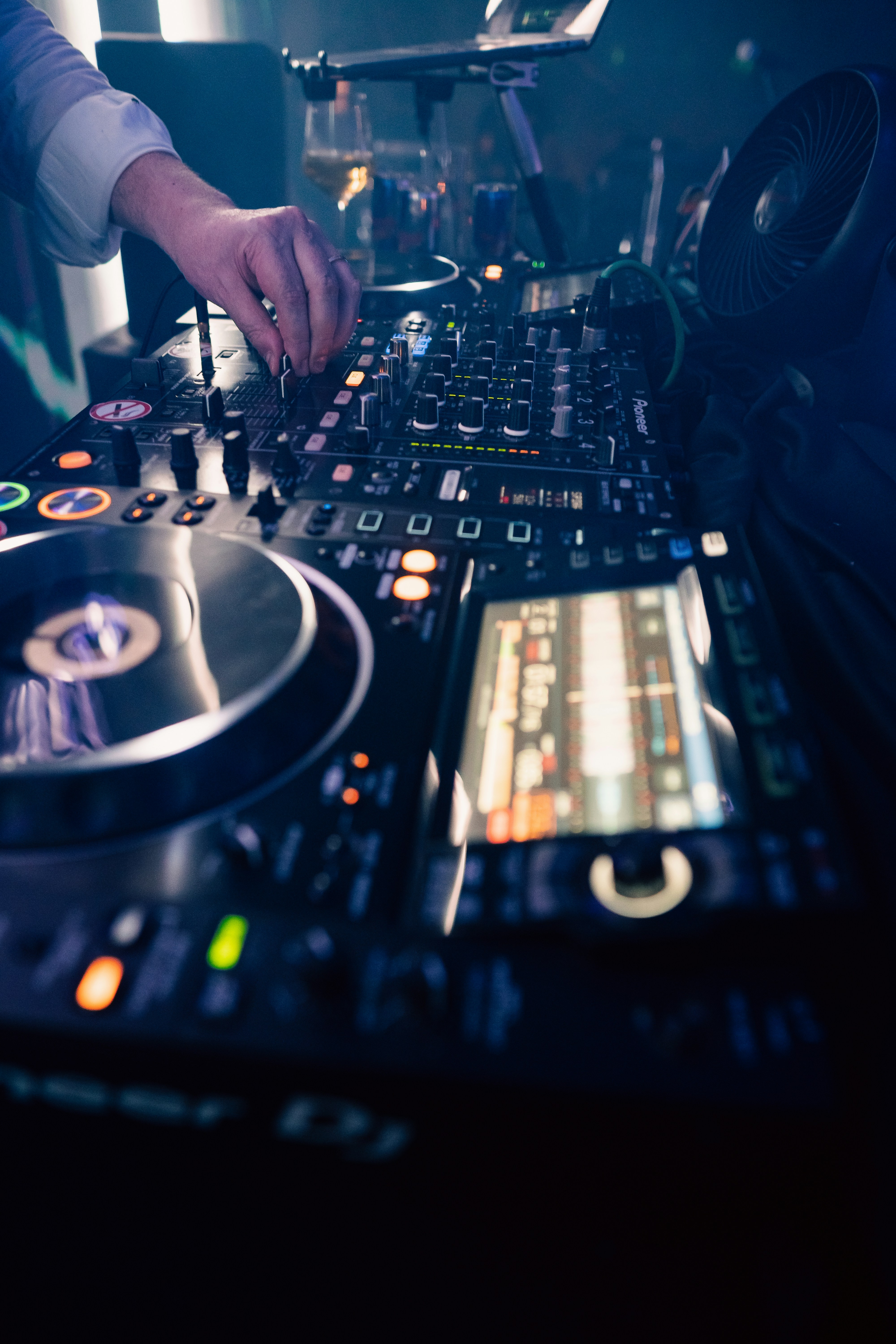 a person playing a music instrument