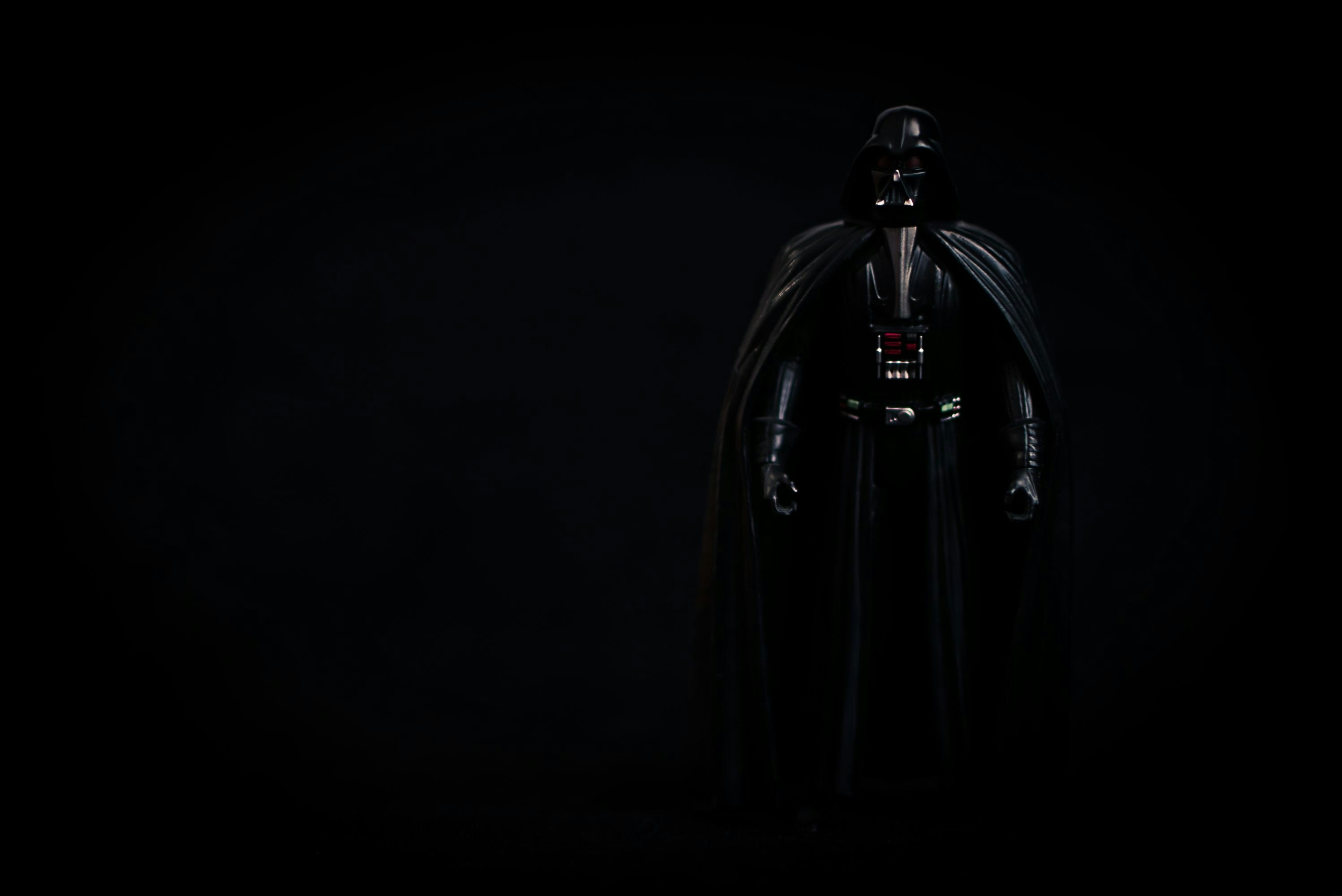 darth vader standing in the dark - darth vader ai voice generator 