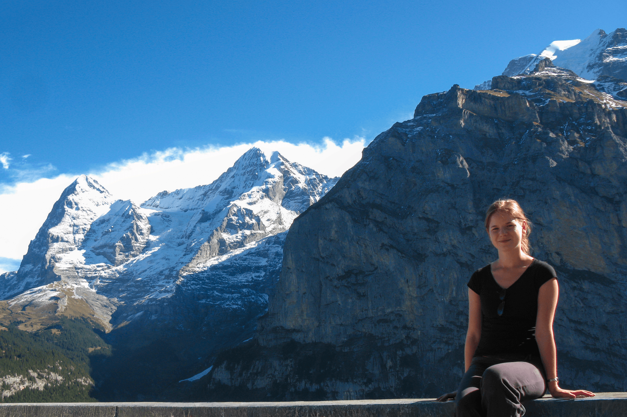 Sylwia Nowakowska in mountains.