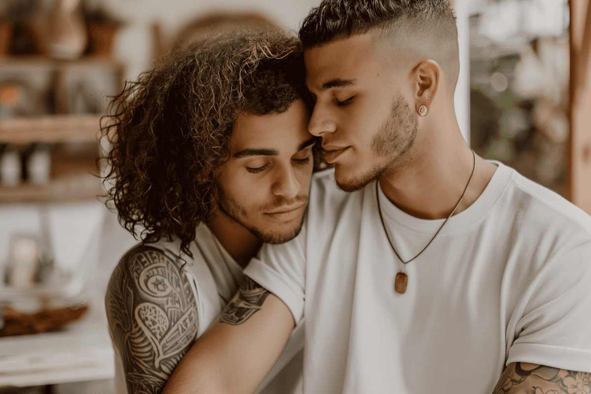 Man walking alone through a sunlit forest path, reflecting in nature — symbolizing emotional healing, mindfulness, and mental health awareness.