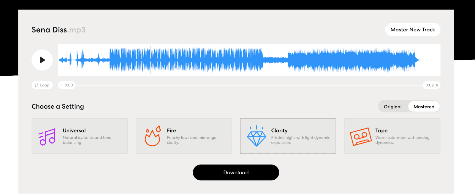 BandLab mastering tool