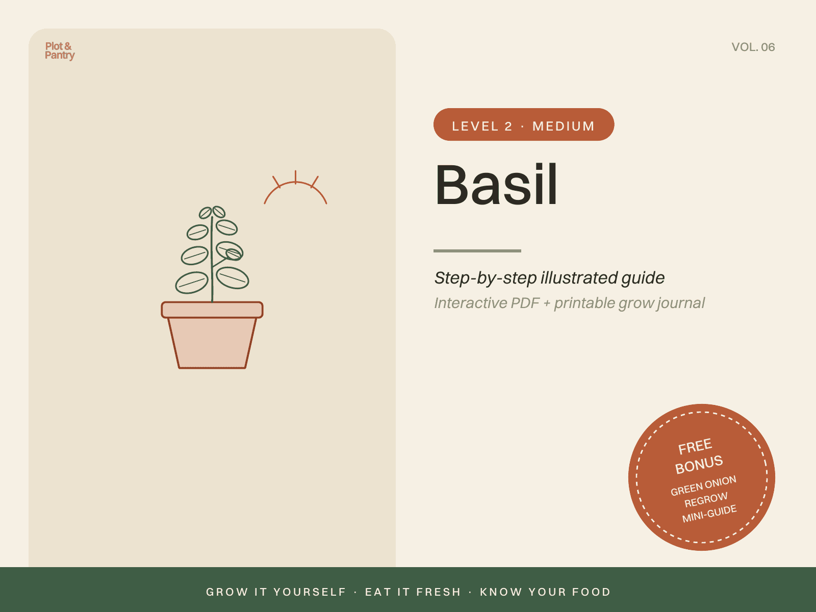 Basil — Week-by-Week Guide + Interactive Journal (Level 2)