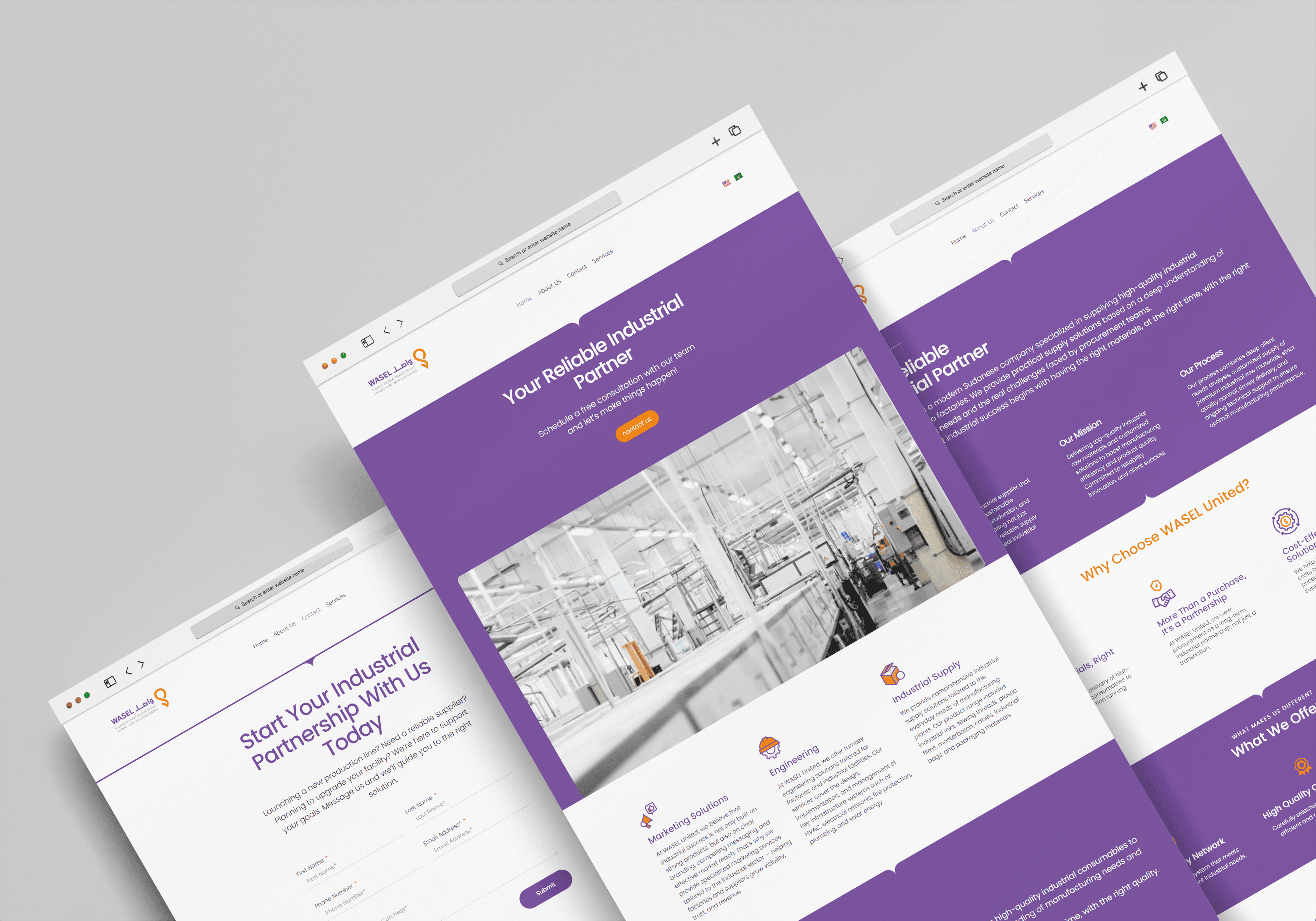 Example work of framer development