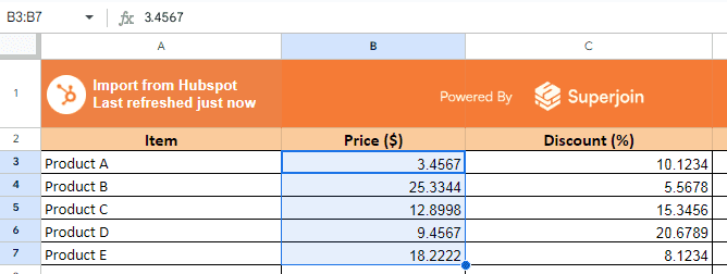 Select the Cells