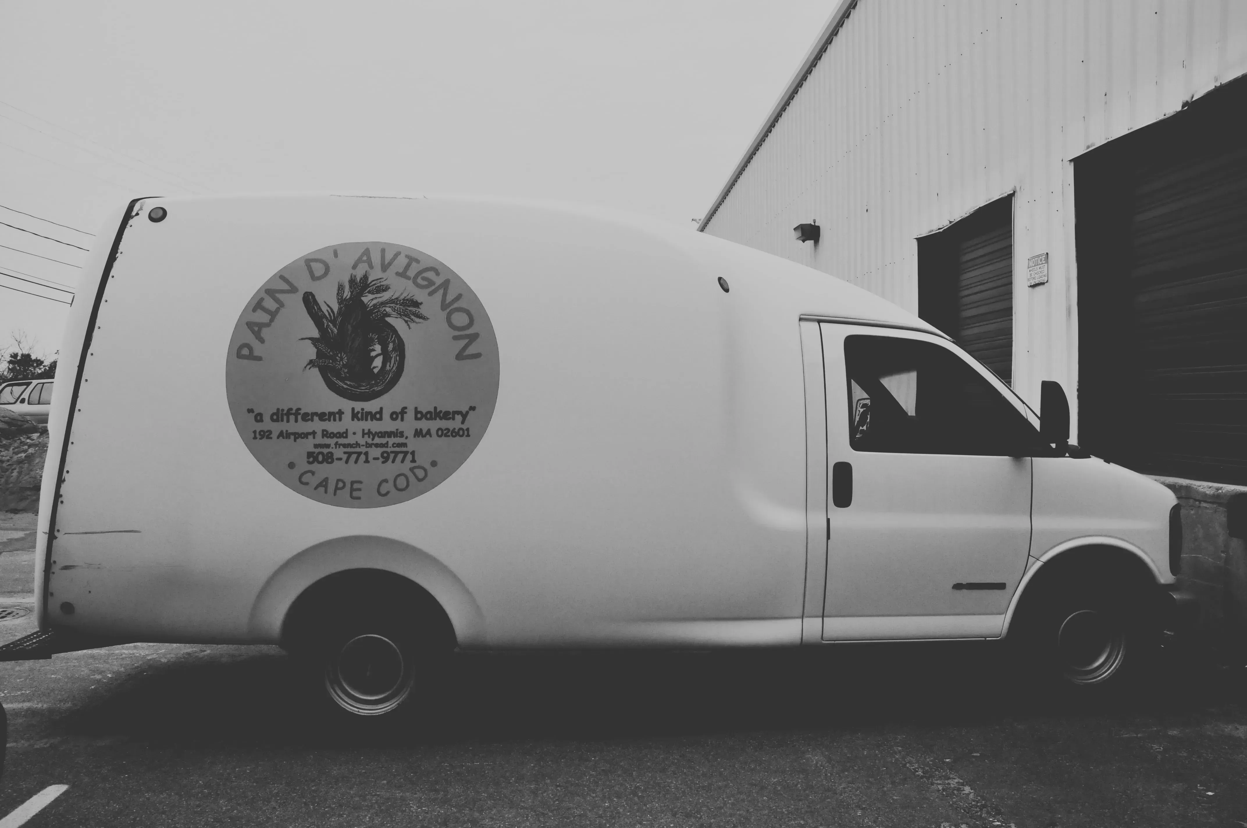 The original Pain d'Avignon branded delivery van, Cape Cod early years