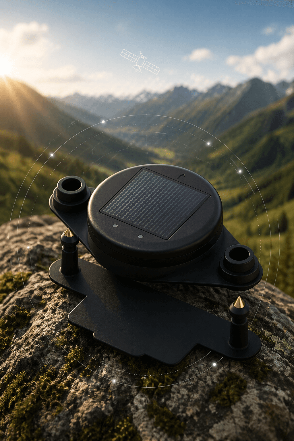 Solar GPS Gerät mit Satellit Kommunikation