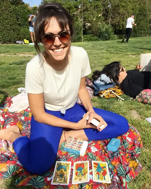 tarot in a park