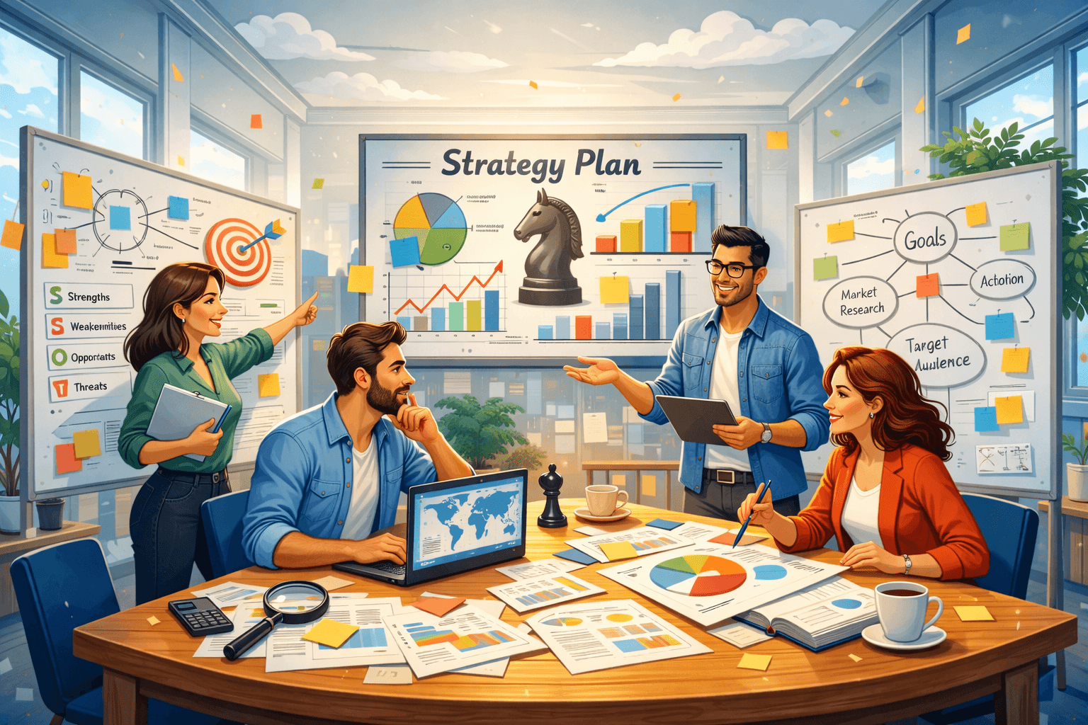 Vibrant purple and blue gradient paint splashing against a black background.