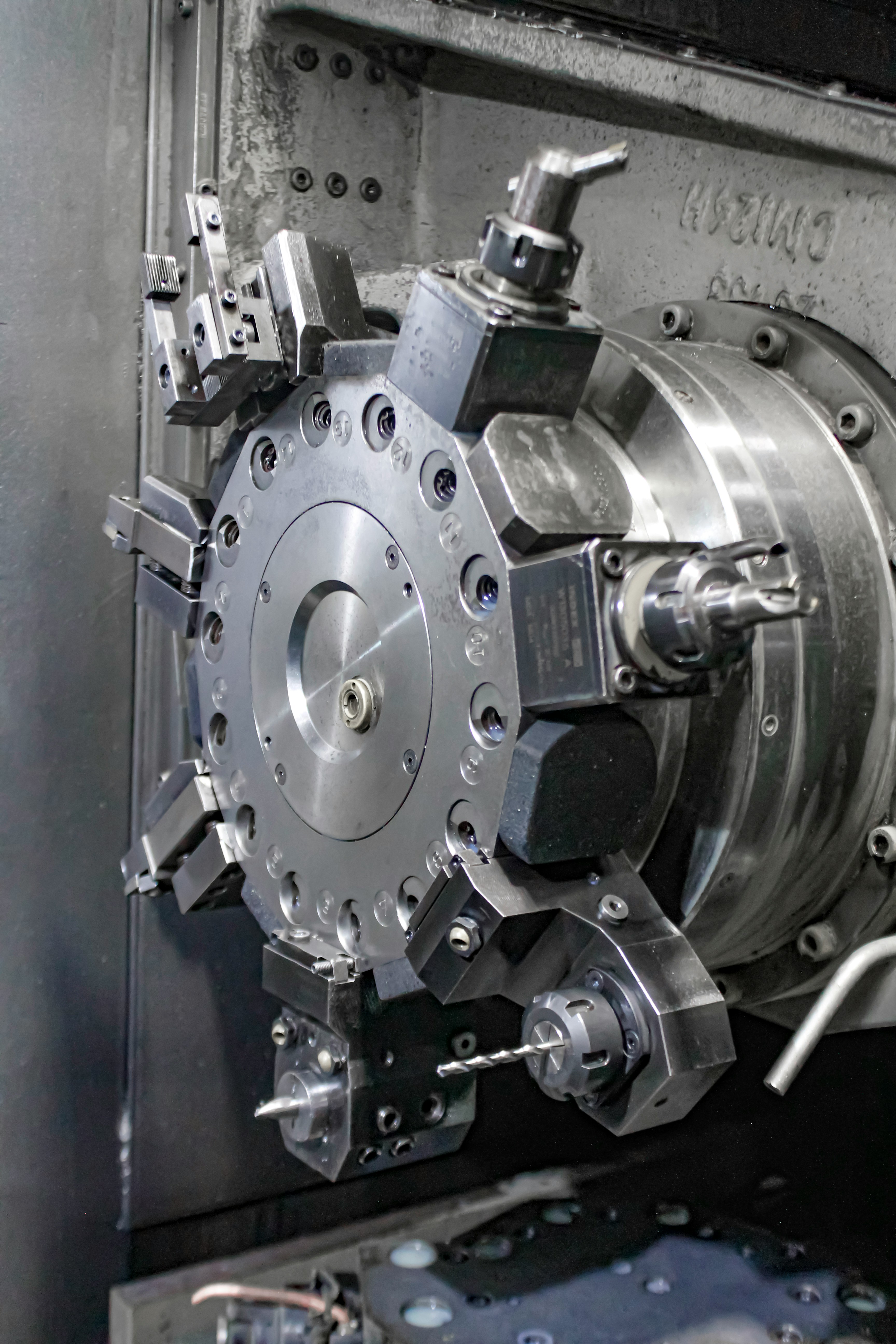 male wearing a VR with a blue background