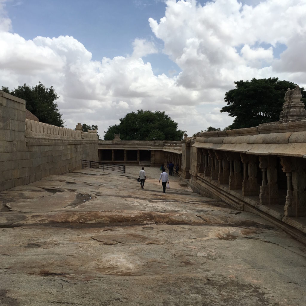 The temple premises @ Veerbhadra temple at Lepakshi
