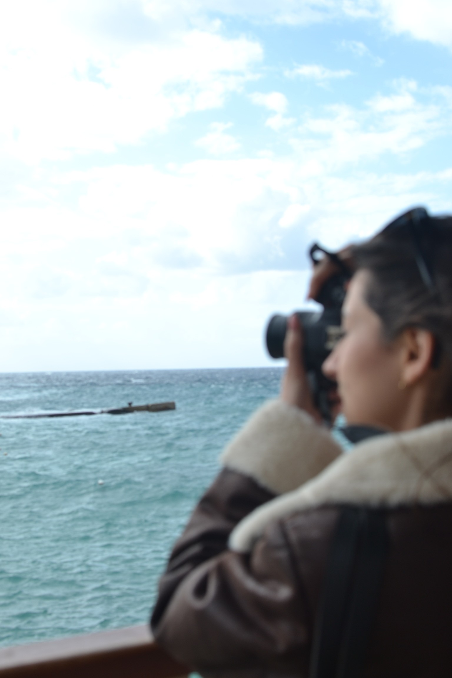 a person standing in front of a building
