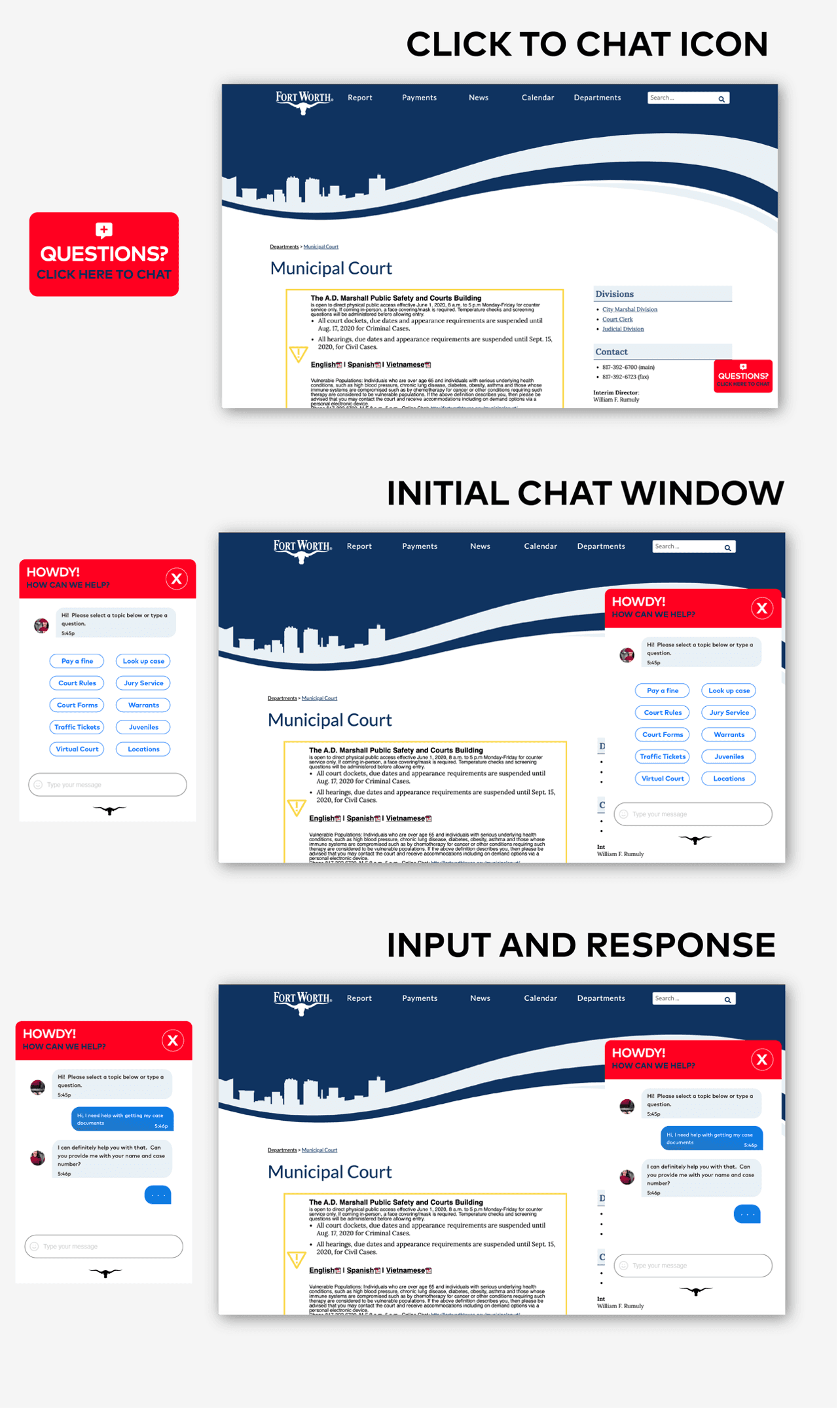 Chat Bot Landing Page