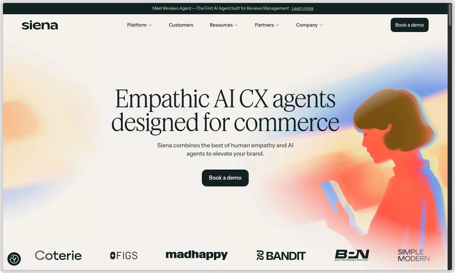 Siena AI, best ecommerce ai agent for automating repetitive customer queries