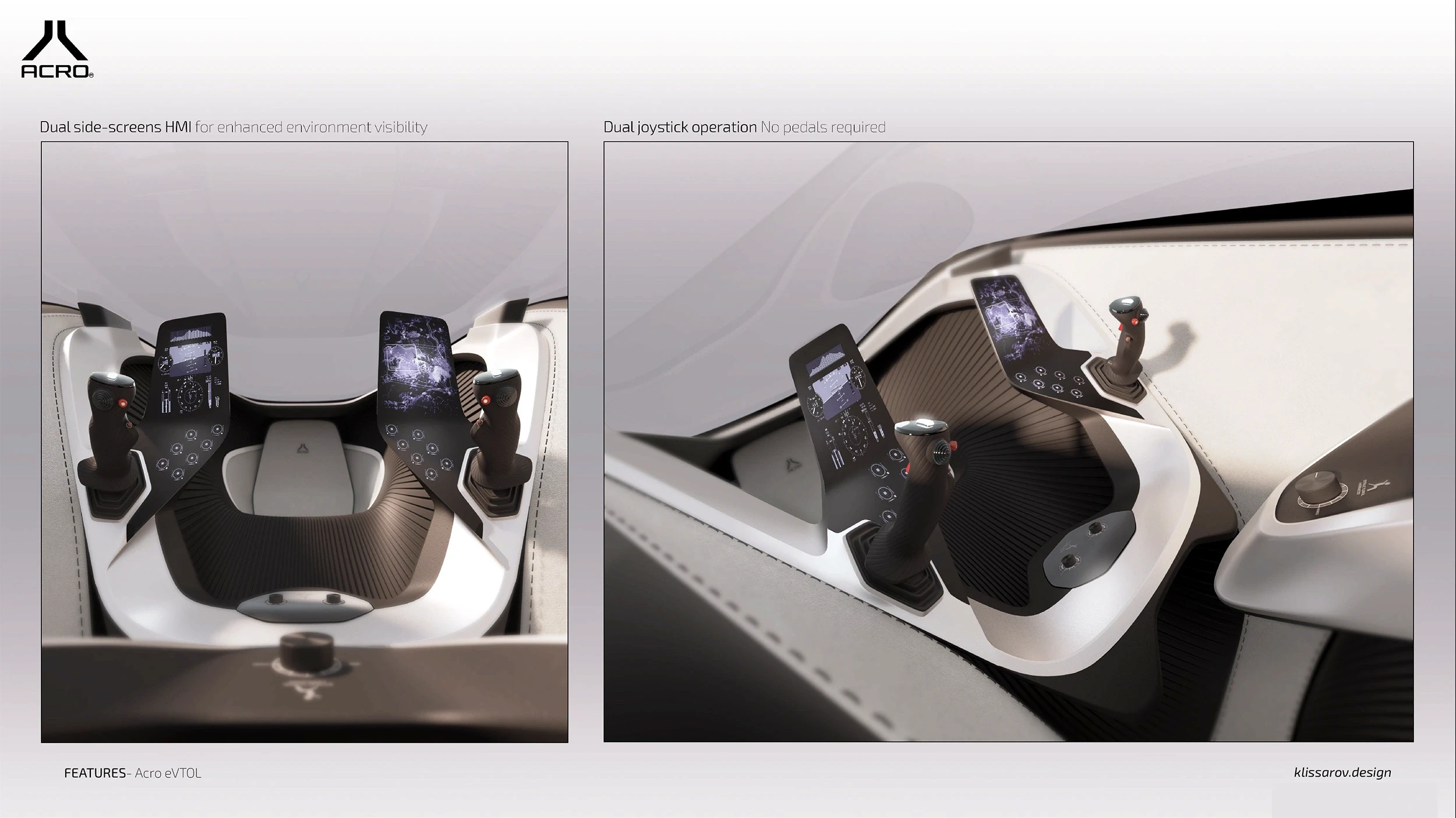acro evtol design features interior