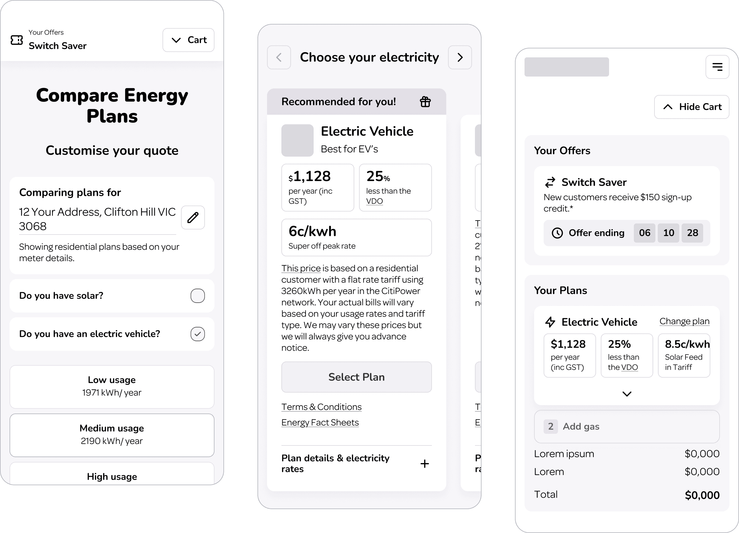 designs annotated with design recommendations