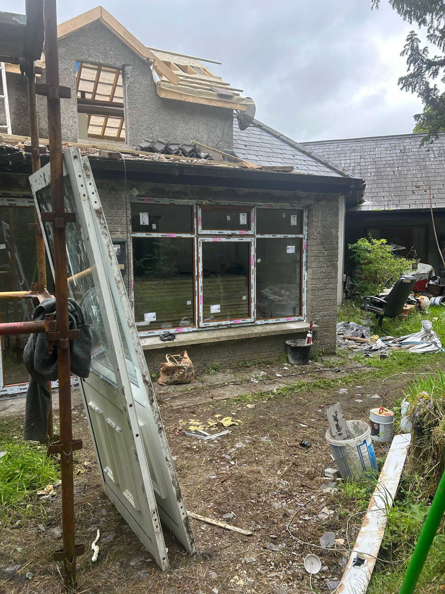 house extension site