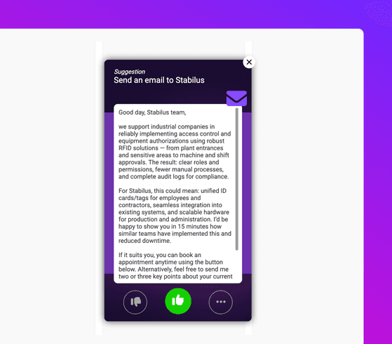 AI Sales Agent for your CRM System
