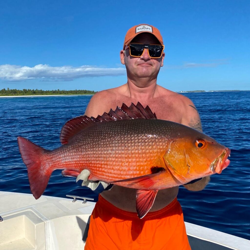 Red snapper fishing in Maldives