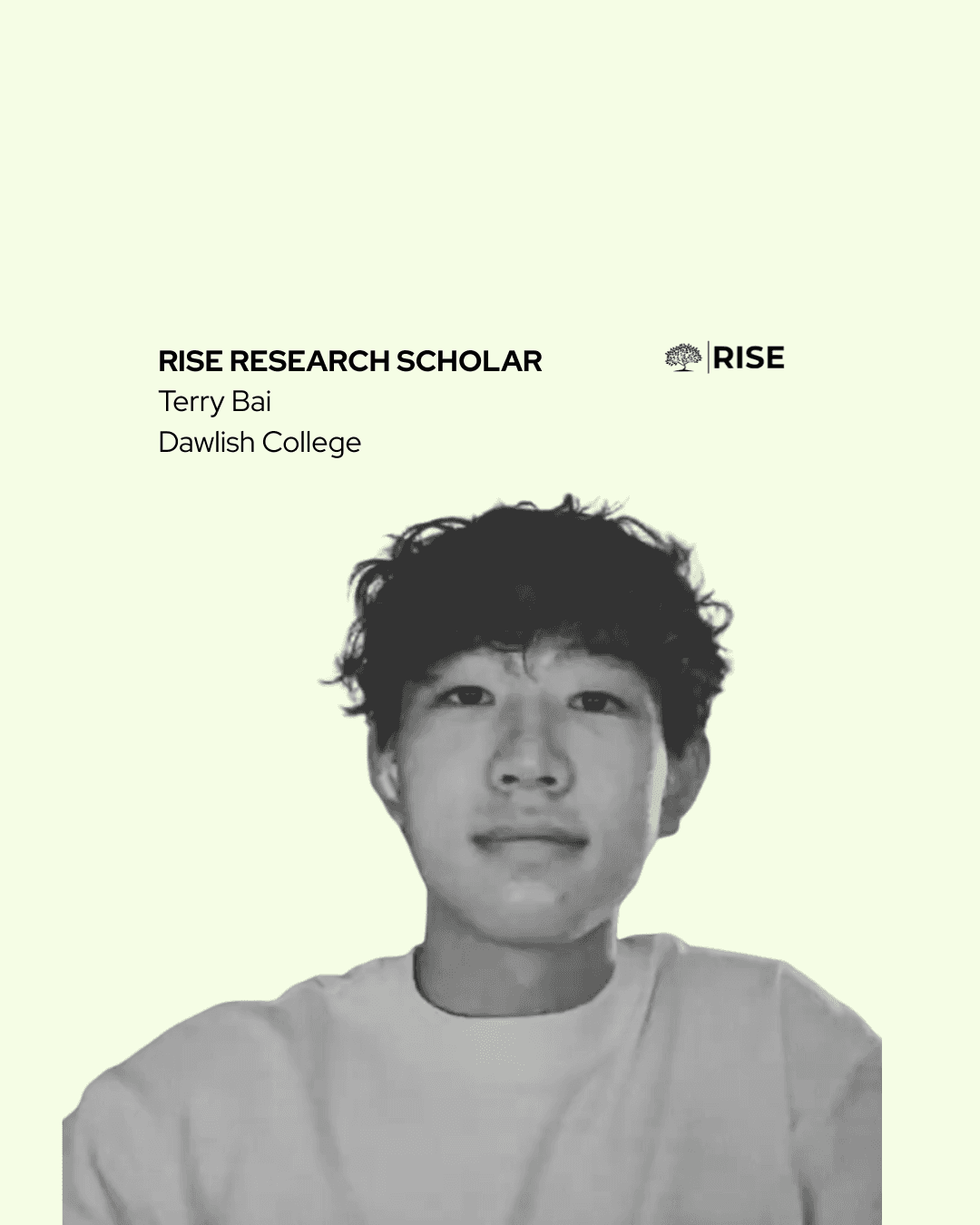 Student discussing how RISE Research by rise research helped build a strong college profile