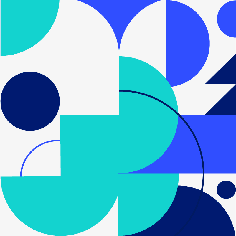 Green geometric pattern