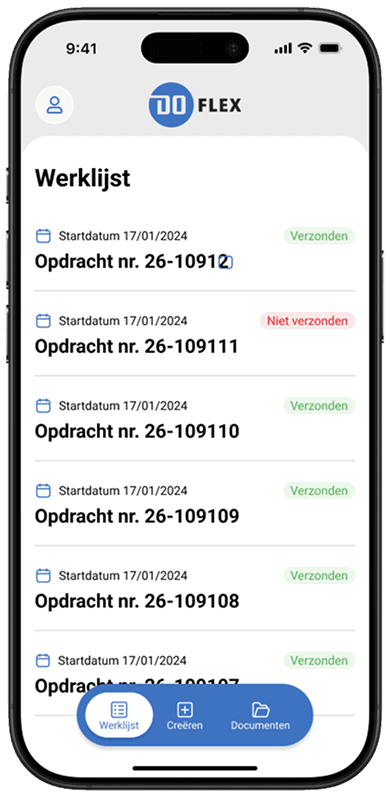 Do-Flex B.V. Mobile application