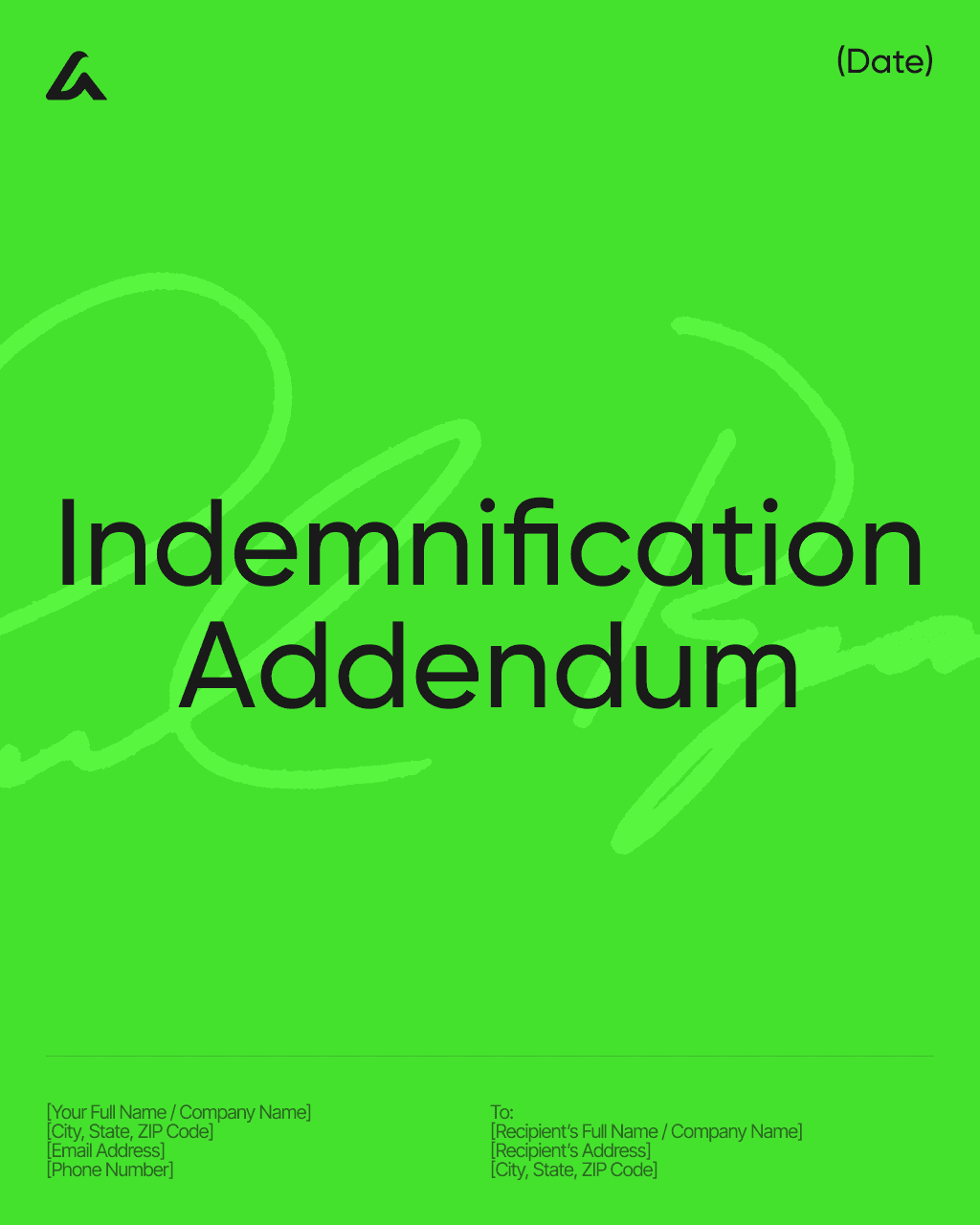 Indemnification Addendum