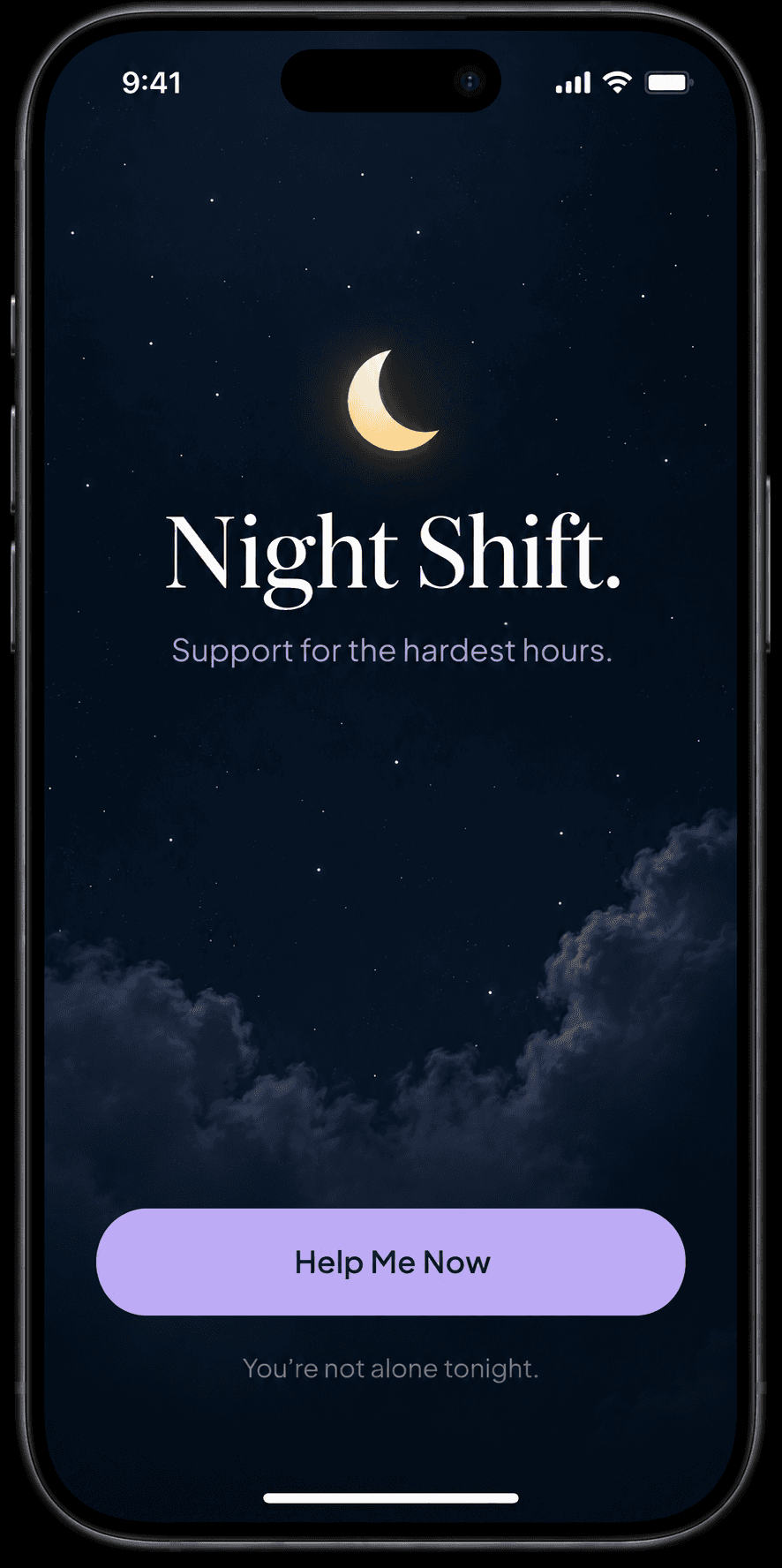 Night Shift app screen 1
