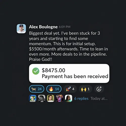 Alex Boulogne result screenshot