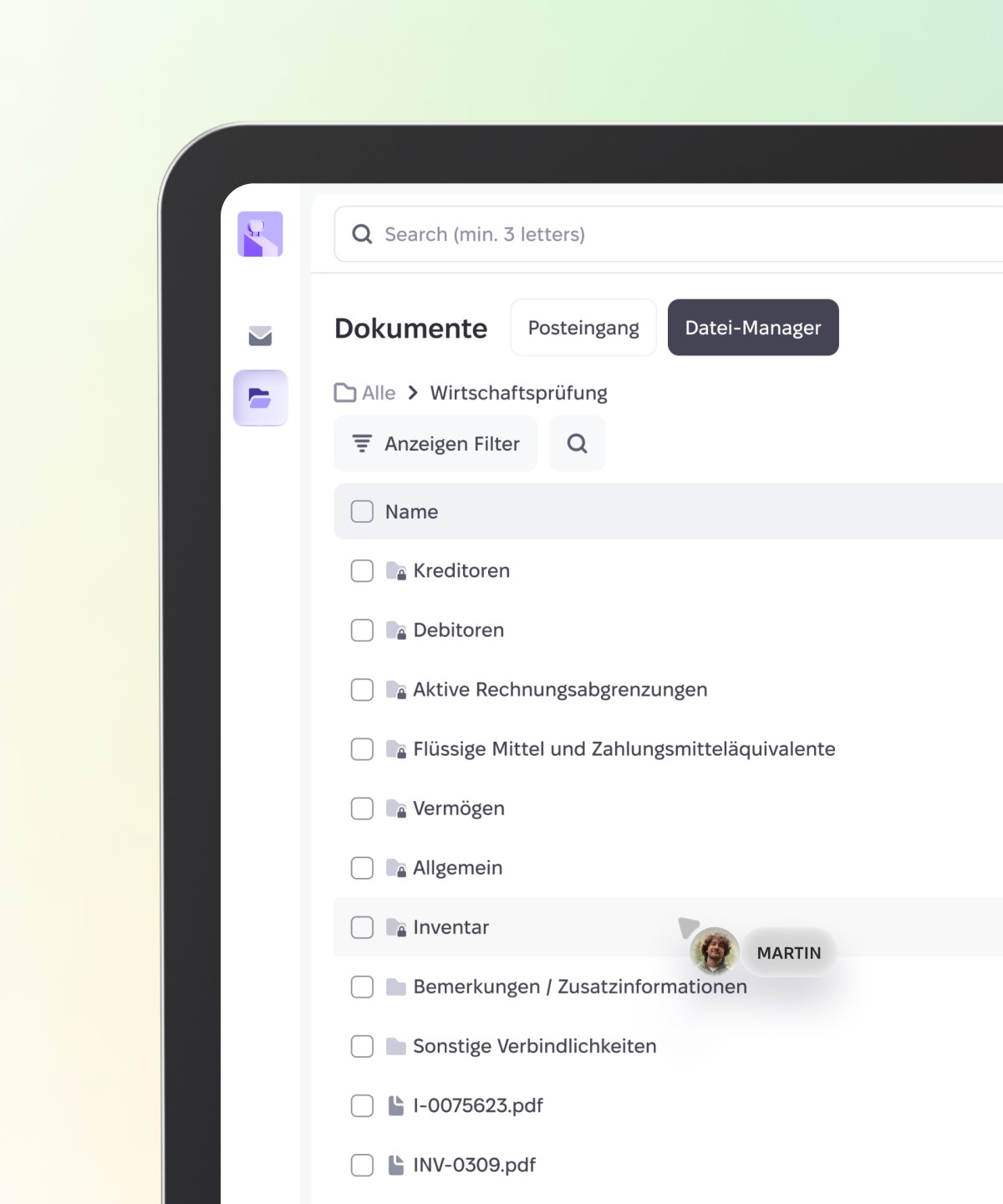 Flexible Ordnerstruktur
