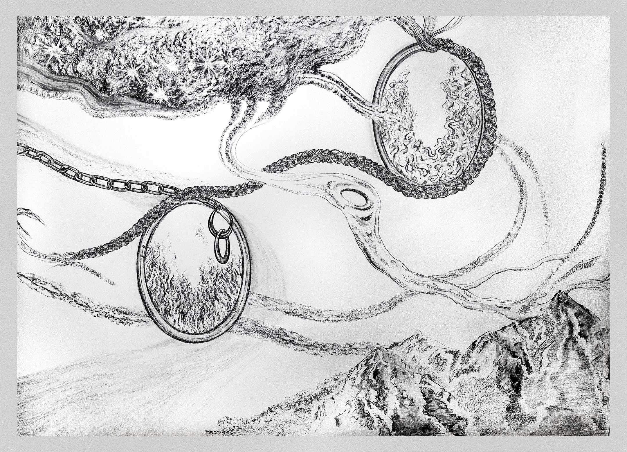 The Shape of Light | acryl op canvas | 80x80cm