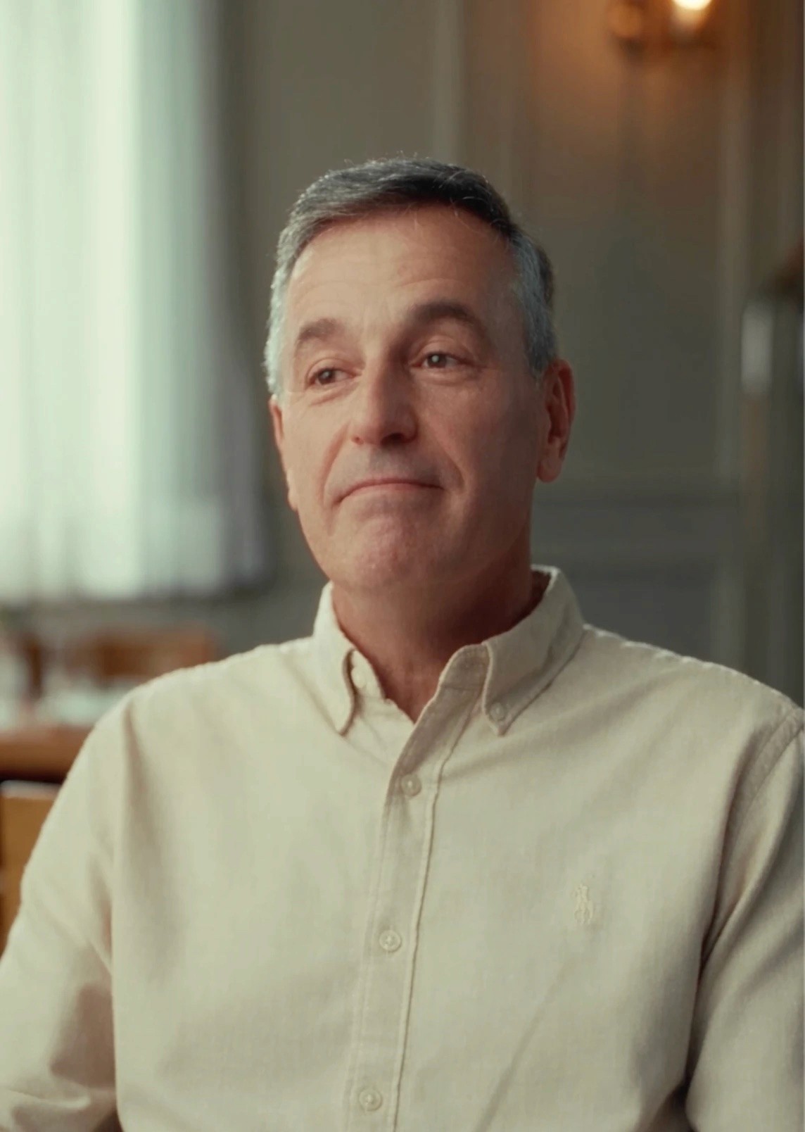 Interview portrait of the father