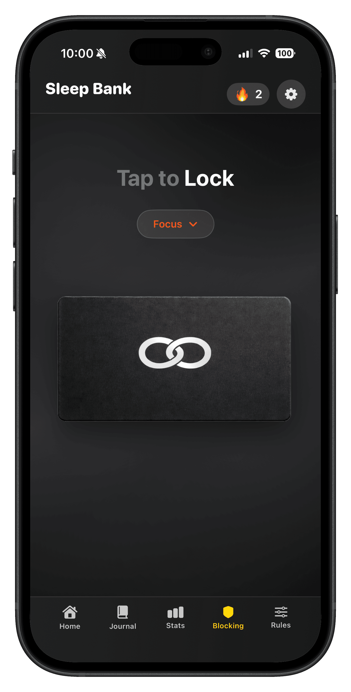 Tap to unlock