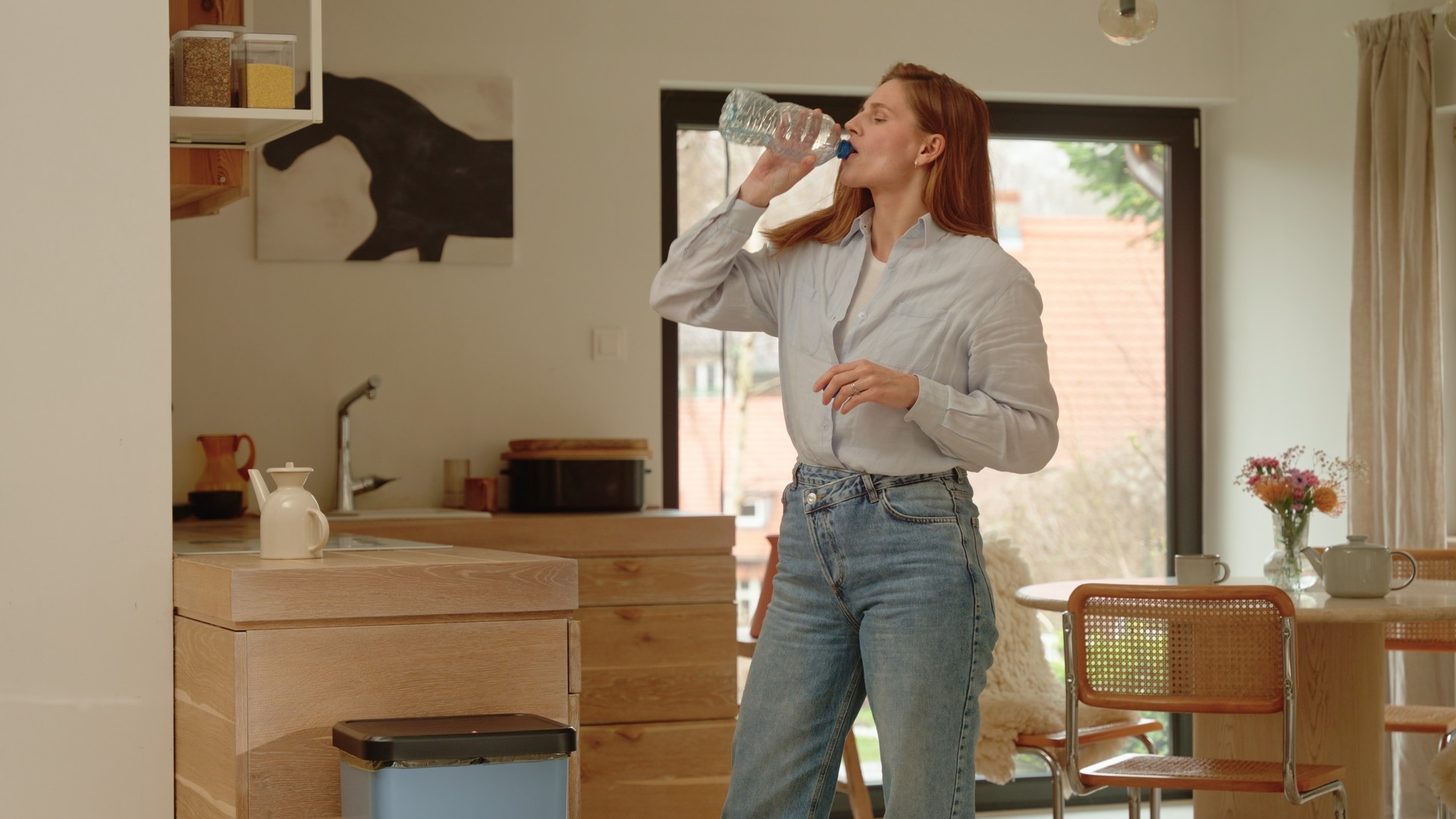 Yellow bowl filled with lemons on bright yellow background for lifestyle branding