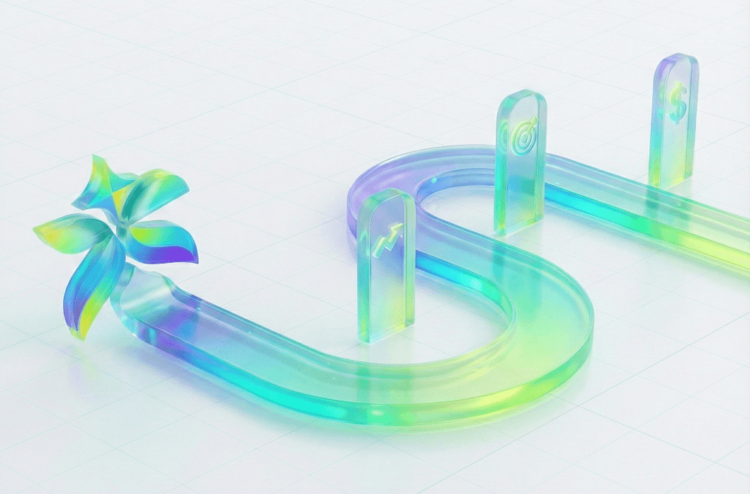 Gauge showing levels of user engagement, with tags for high and low engagement percentages.