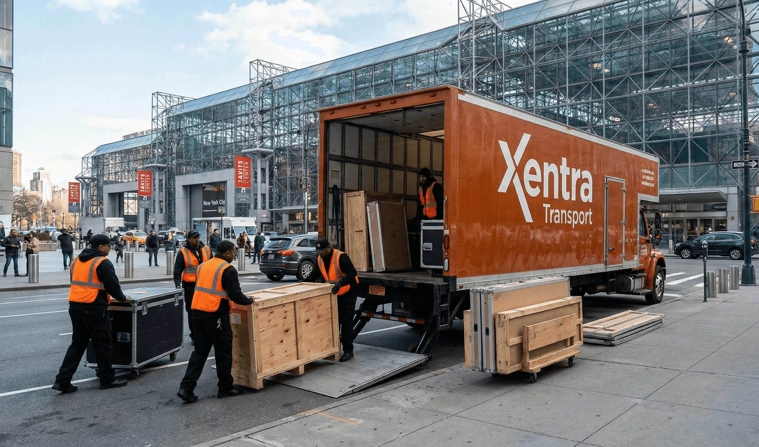 Trade show delivery in new york