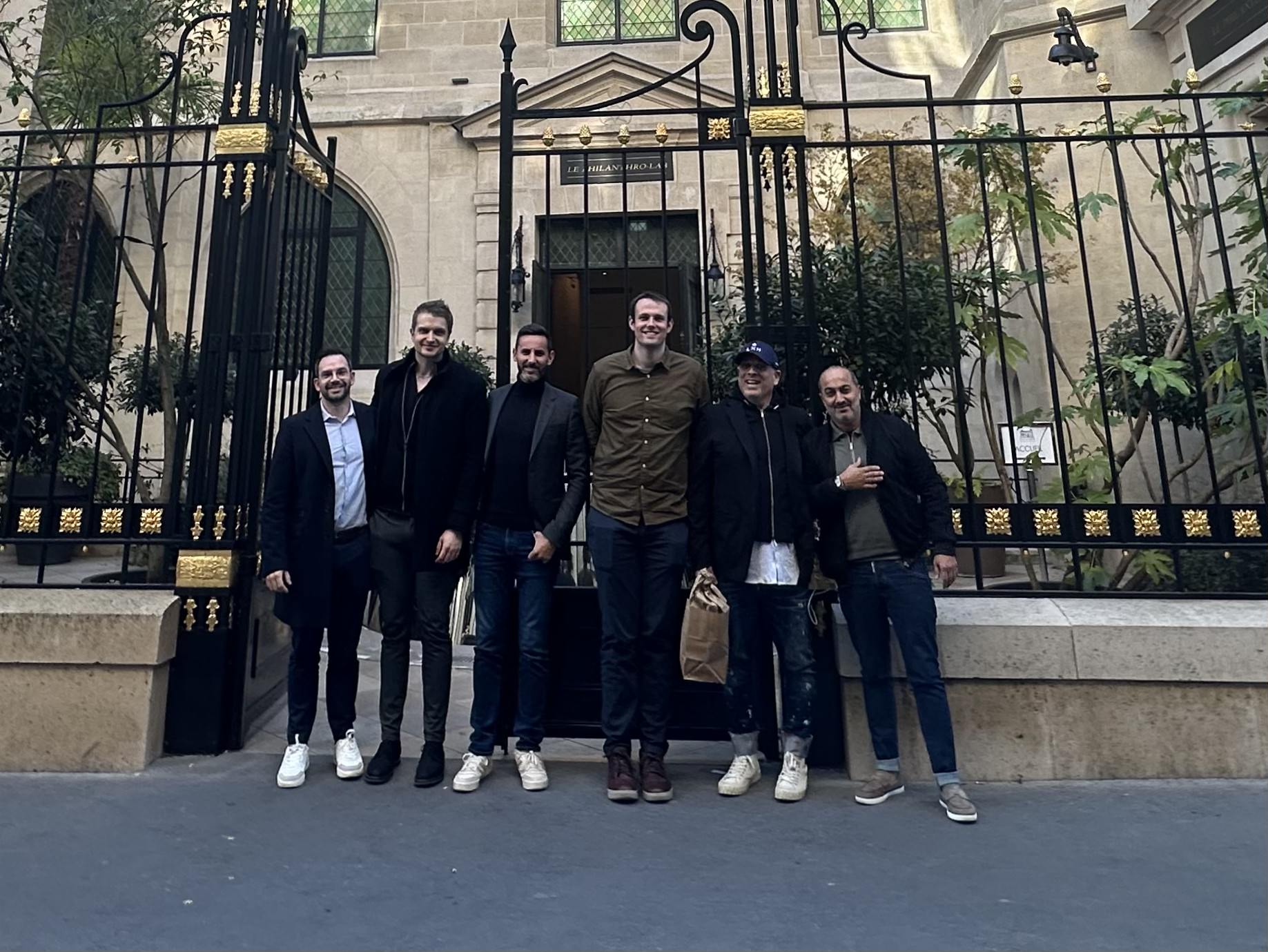 the Team that came from Luxembourg to be part of the event. From left: Charles Lebeaupin (Yaakadev), Nicola Trabace (Square Studio), David Akdime (Platinium), Antoine Berghen (Paladium), Alexis Graff (Paladium), Milou Akdime (Platinium). Not in the photo: Sebastien Langlais (Choices) (Choices)