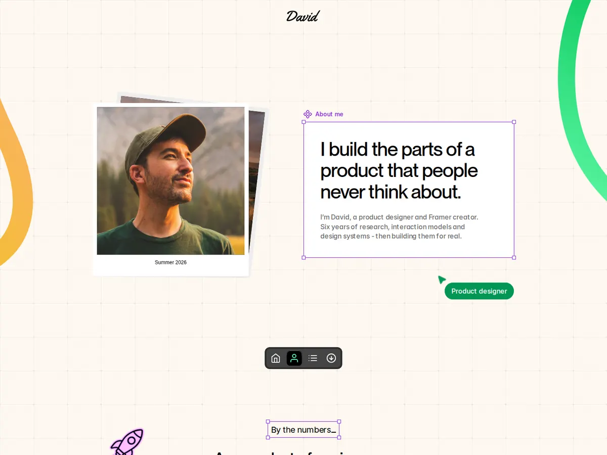 gallery image 1 of the affinitty framer website template