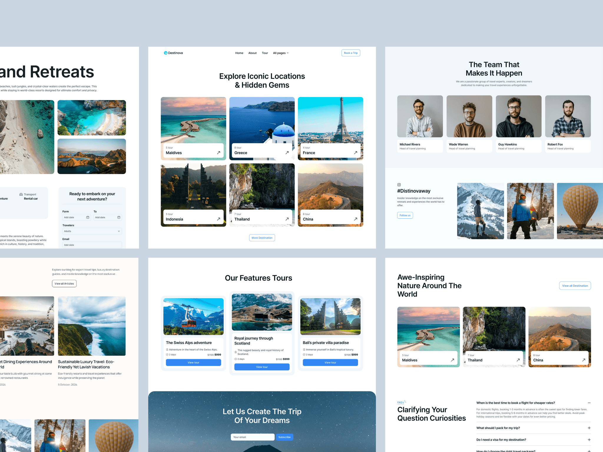 Travel Agency Framer Template