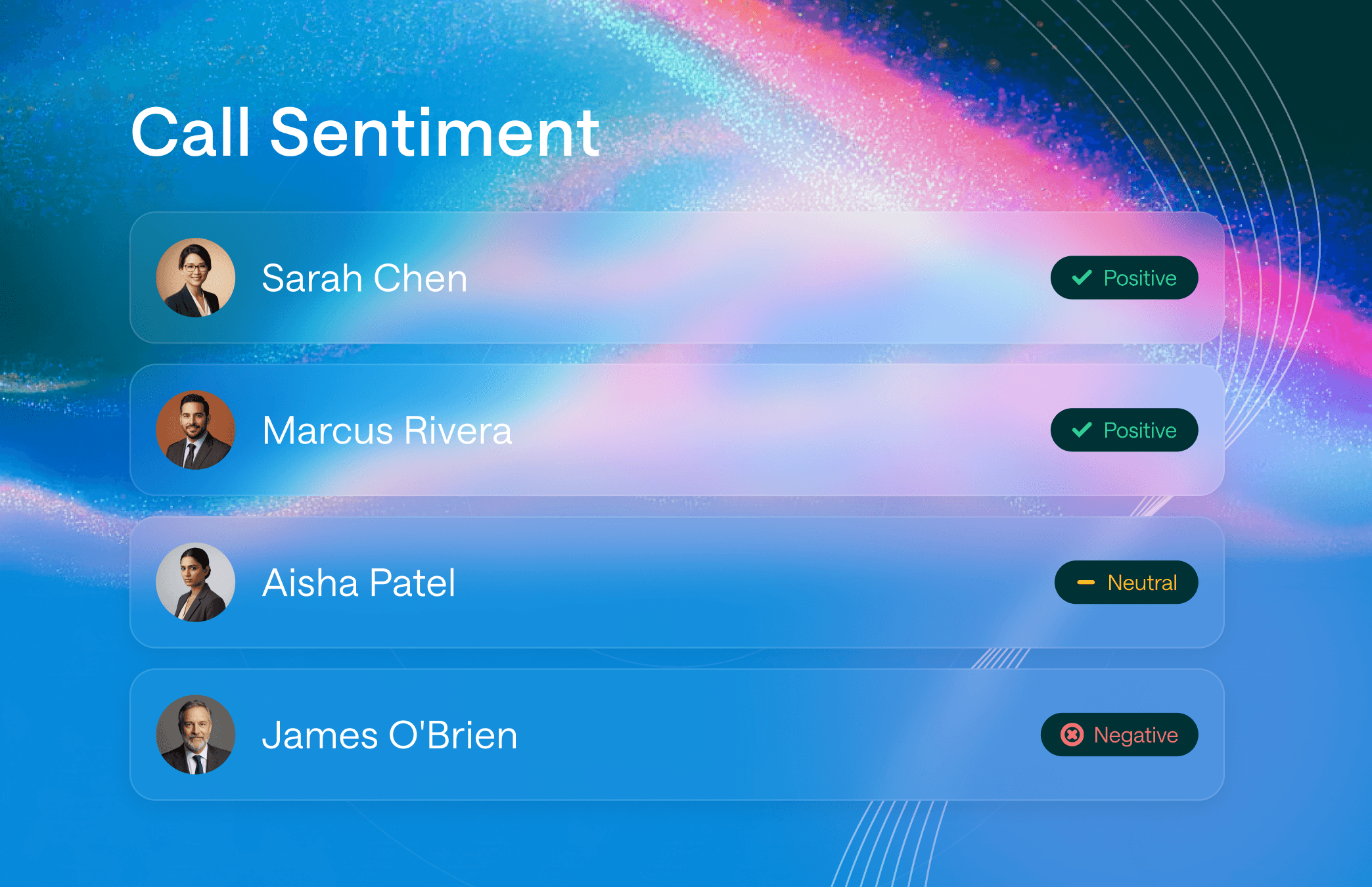 Sentiment: how it felt to be on the receiving end