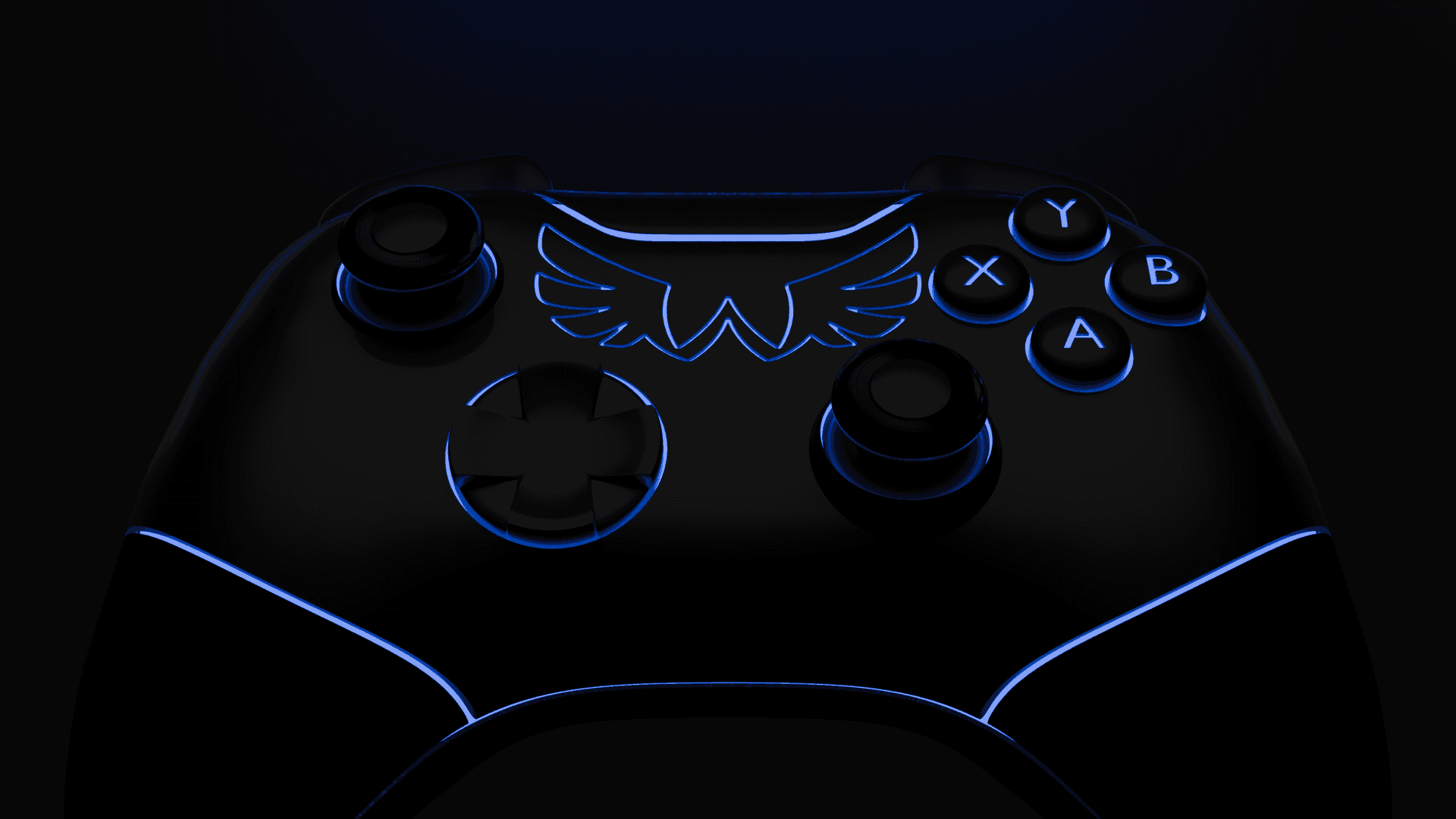 3D model of a controller made with Blender by Lella Cassa