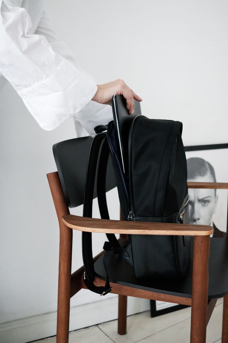 Man Wearing Black Coat