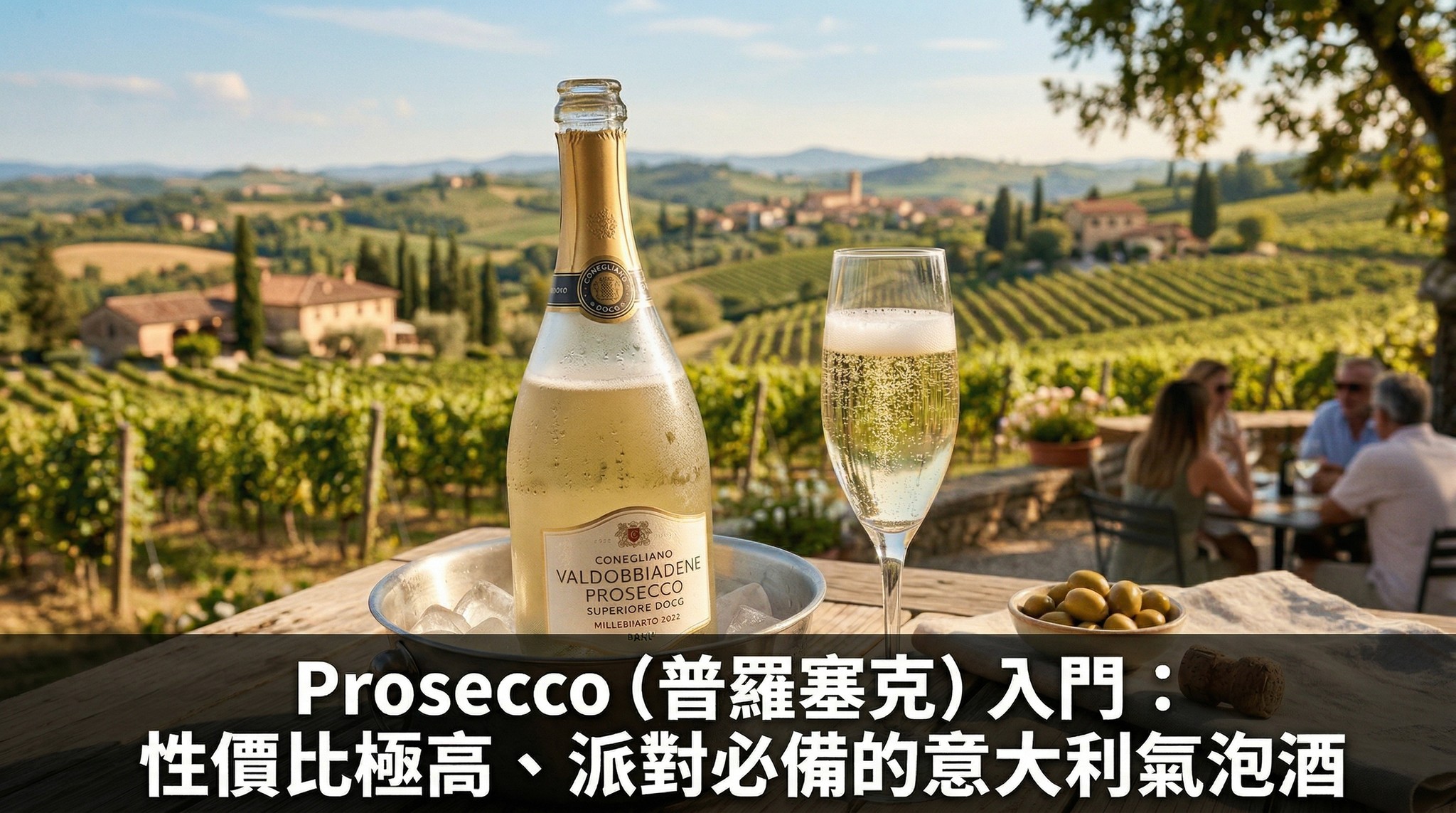 Prosecco（普羅塞克）入門：性價比極高、派對必備的意大利氣泡酒