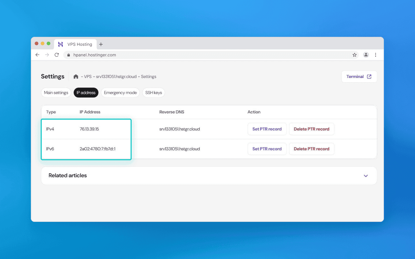 address rotation (/64 subnet)