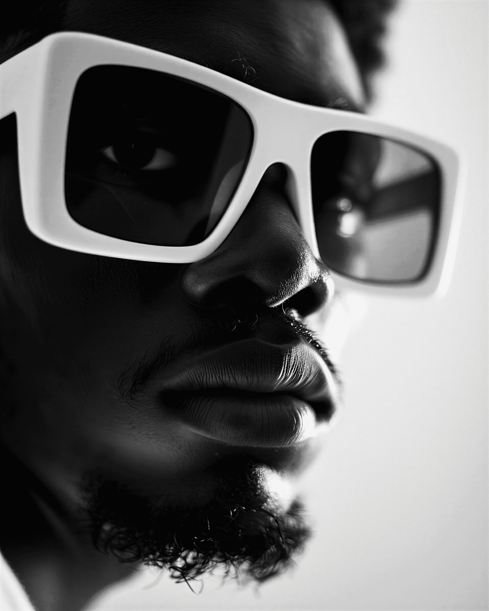 Close-up portrait with sunglasses