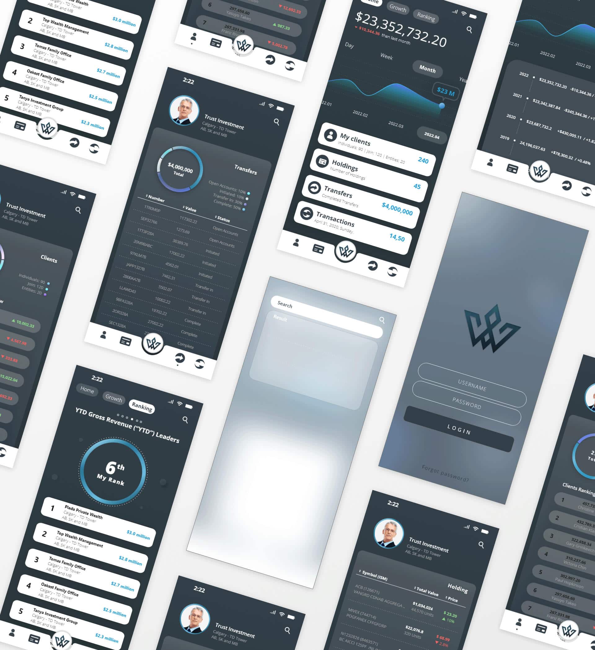 Banking App Dark Mode