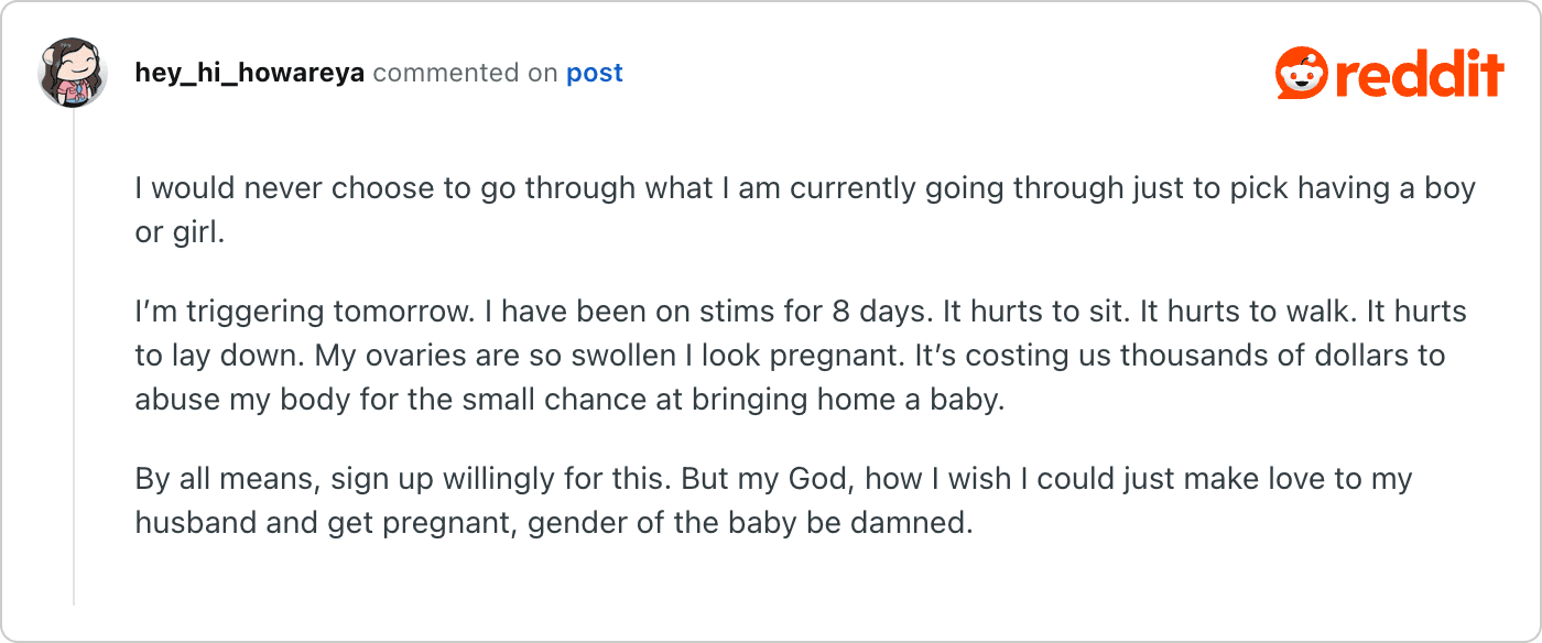 Post on Reddit