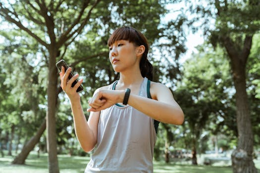 Woman using Tidalflow's AI-powered personal training app