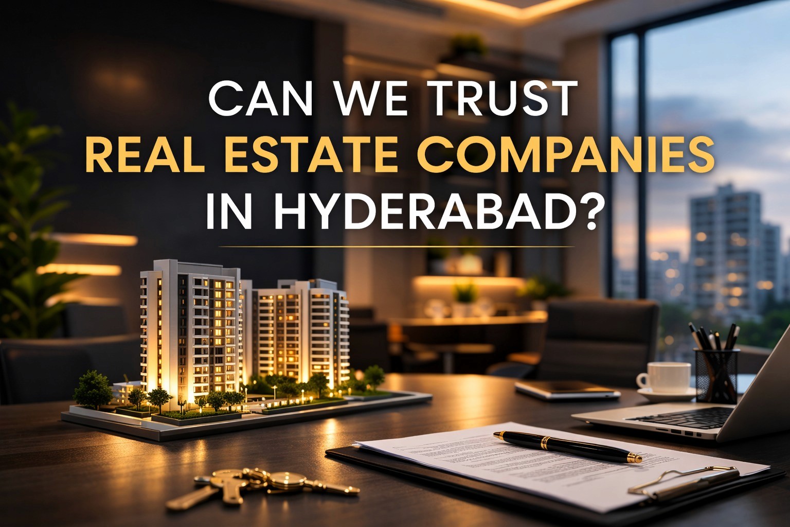 Can We Trust Real Estate Companies in Hyderabad? 9 Truths About Scams, RERA & Smart Ways to Stay Safe - blog cover by Charan Group