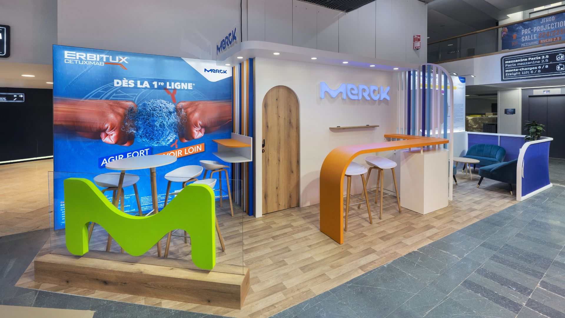 Stand Merck par Expace