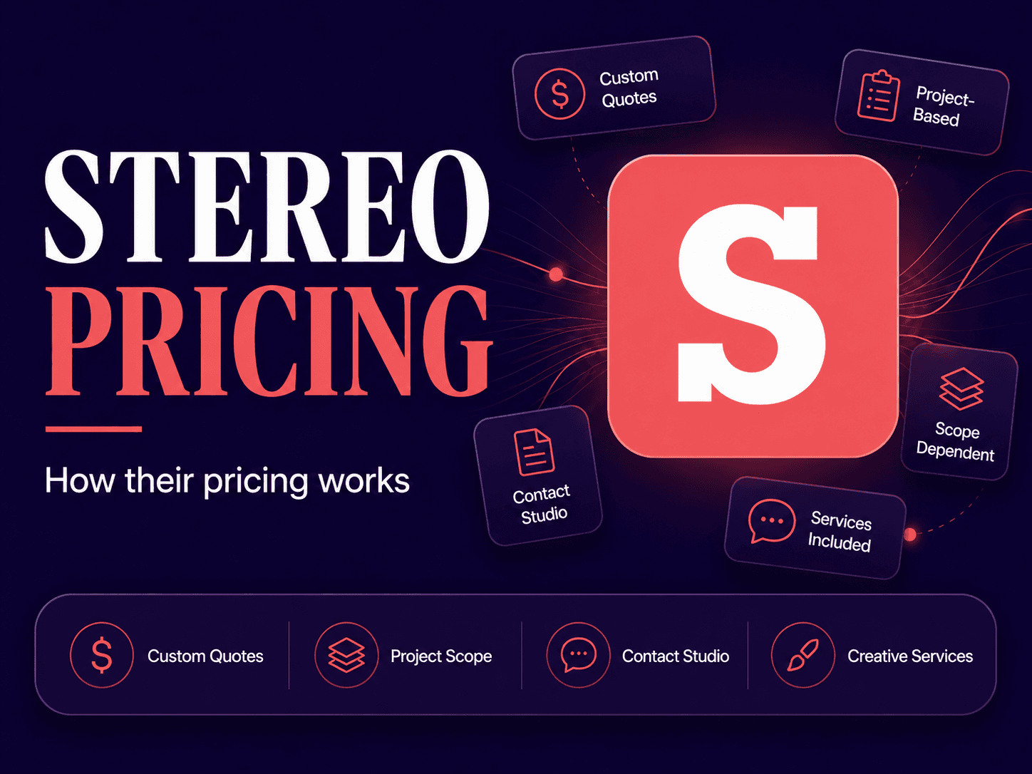 Stereo pricing and services breakdown